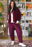 Oliver Knit Cardigan Burgundy